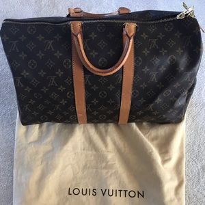 LOUIS VUITTON Keepall 45 weekender duffle bag